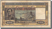Belgien 100 Francs Geldschein, 1948-03-20, KM:126, SS -