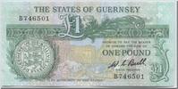 1 Pound 1980-1989 Guernsey Geldschein, Undated (1980-1989), KM:48a, UNZ UNZ