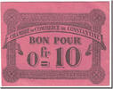 Algeria 10 Centimes Geldschein, 1915-10-12, UNZ -