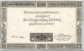 Frankreich 25 Livres 1793-06-06, SS, KM:A71 -