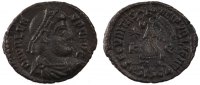 Nummus Valens, Siscia, Kupfer, VZ, Cohen:45 -