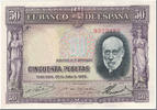 Spanien 50 Pesetas Geldschein, 1935-07-22, KM:88, VZ -