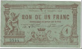 Frankreich 1 Franc Mouy, SS+, Pirot:60-48 -
