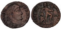 Nummus Valens, Siscia, Kupfer, SS+, Cohen:11 -