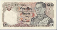 Thailand 10 Baht Geldschein, Undated (1980), KM:87, UNZ -