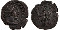 Antoninianus Münze, Tetricus I, SS, Billon, Cohen:55 -