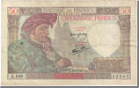 Frankreich 50 Francs Jacques Coeur, 1942-02-05, S, Fayette:19.19, KM:93 -