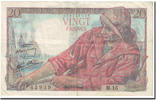 Frankreich 20 Francs Pêcheur, 1942-02-12, SS, Fayette:13.1, KM:100a -