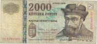 Ungarn 2000 Forint Geldschein, KM:198c, SS -