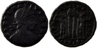 Nummus Delmatius, Siscia, Kupfer, SS+, Cohen:13 -