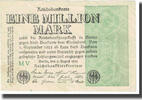 Deutschland 1 Million Mark Geldschein, 1923-08-09, KM:102a, SS -