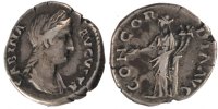Denarius Münze, Sabina, SS+, Silber, Cohen:3 var. -