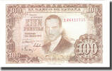 Spanien 100 Pesetas Geldschein, 1953-04-07, KM:145a, UNZ- -