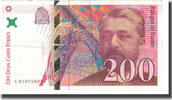 Frankreich 200 Francs Eiffel, BRUNEEL, BONARDIN, VIGIER, SS -