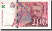 Frankreich 200 Francs Eiffel, BRUNEEL, BONARDIN, VIGIER, VZ -
