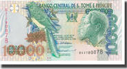 Saint Thomas and Prince 10,000 Dobras Geldschein, 1996-10-22, KM:66a -