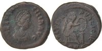 Nummus Münze, Aelia, Constantinople, SS, Kupfer, Cohen:5 -