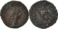 Tetradrachm Münze, Severina, Alexandria, VZ, Kupfer -