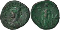 Tetradrachm Münze, Salonina, Alexandria, VZ, Kupfer, Sear:4787 -