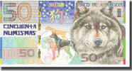 Australien Tourist Banknote Geldschein, 50 NUMISMAS, UNZ -
