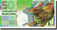 Australien Tourist Banknote Geldschein, 50 NUMISMAS, UNZ -