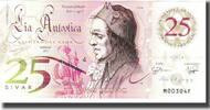 Ungarn Tourist Banknote Geldschein, 25 SILVAR, UNZ -