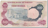 Nigeria 10 Naira Geldschein, KM:17a, SGE+ -