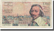 Frankreich 1000 Francs Richelieu, 1956-10-04, S, Fayette:42.25, KM:134a -