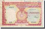 French Indochina 10 Piastres = 10 Kip Geldschein, FRENCH INDO-CHINA, KM:102, S