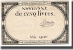 Frankreich 5 Livres VZ, Fayette:ass46a, KM:A57 -