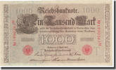 Deutschland 1000 Mark Geldschein, 1910-04-21, KM:44b, VZ -