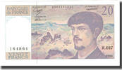 Frankreich 20 Francs Debussy, UNZ, Fayette:66bis.1, KM:151d -