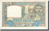 Frankreich 20 Francs Science et Travail, 1940-12-05, VZ, Fayette:26.32 -