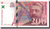 Frankreich 200 Francs Eiffel, UNZ-, Fayette:75.4b, KM:159b -