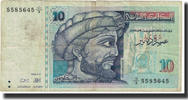 Tunesien 10 Dinars Geldschein, 1994-11-07, KM:87a, S -