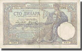 Jugoslawien 100 Dinara Geldschein, 1929-12-01, KM:27b, SS -