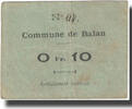 Frankreich 10 Centimes Geldschein, Balan, SS, Pirot:08-322 -