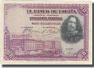Spanien 50 Pesetas Geldschein, 1928-08-15, KM:75a, SS -
