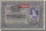 Österreich 10,000 Kronen 1918 Geldschein, 1918-11-02, KM:65, UNZ