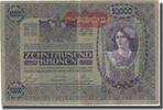 Österreich 10,000 Kronen 1918 Geldschein, 1918-11-02, KM:65, VZ