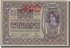 Österreich 10,000 Kronen Geldschein, 1918-11-02, KM:65, SS -