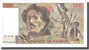 Frankreich 100 Francs Delacroix, 1979, VZ, Fayette:69.02C, KM:154a -