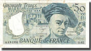 Frankreich 50 Francs Quentin de La Tour, SS, Fayette:67.16, KM:152e -