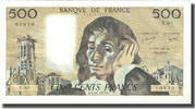 Frankreich 500 Francs Pascal, 1977-11-03, SS, Fayette:71.17, KM:156d -