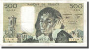 Frankreich 500 Francs Pascal, 1983-06-02, SS, Fayette:71.29, KM:156e -
