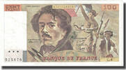 Frankreich 100 Francs Delacroix, UNZ-, Fayette:69.1c, KM:154a -