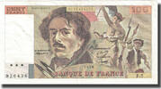 Frankreich 100 Francs Delacroix, UNZ-, Fayette:69.1d), KM:154a -