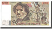 Frankreich 100 Francs Delacroix, UNZ, Fayette:69.2c, KM:154a -