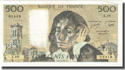 Frankreich 500 Francs Pascal, 1977-02-03, S+, Fayette:71.16, KM:156d -
