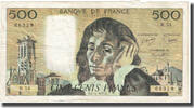 Frankreich 500 Francs Pascal, 1975-11-06, S+, Fayette:71.13, KM:156c -